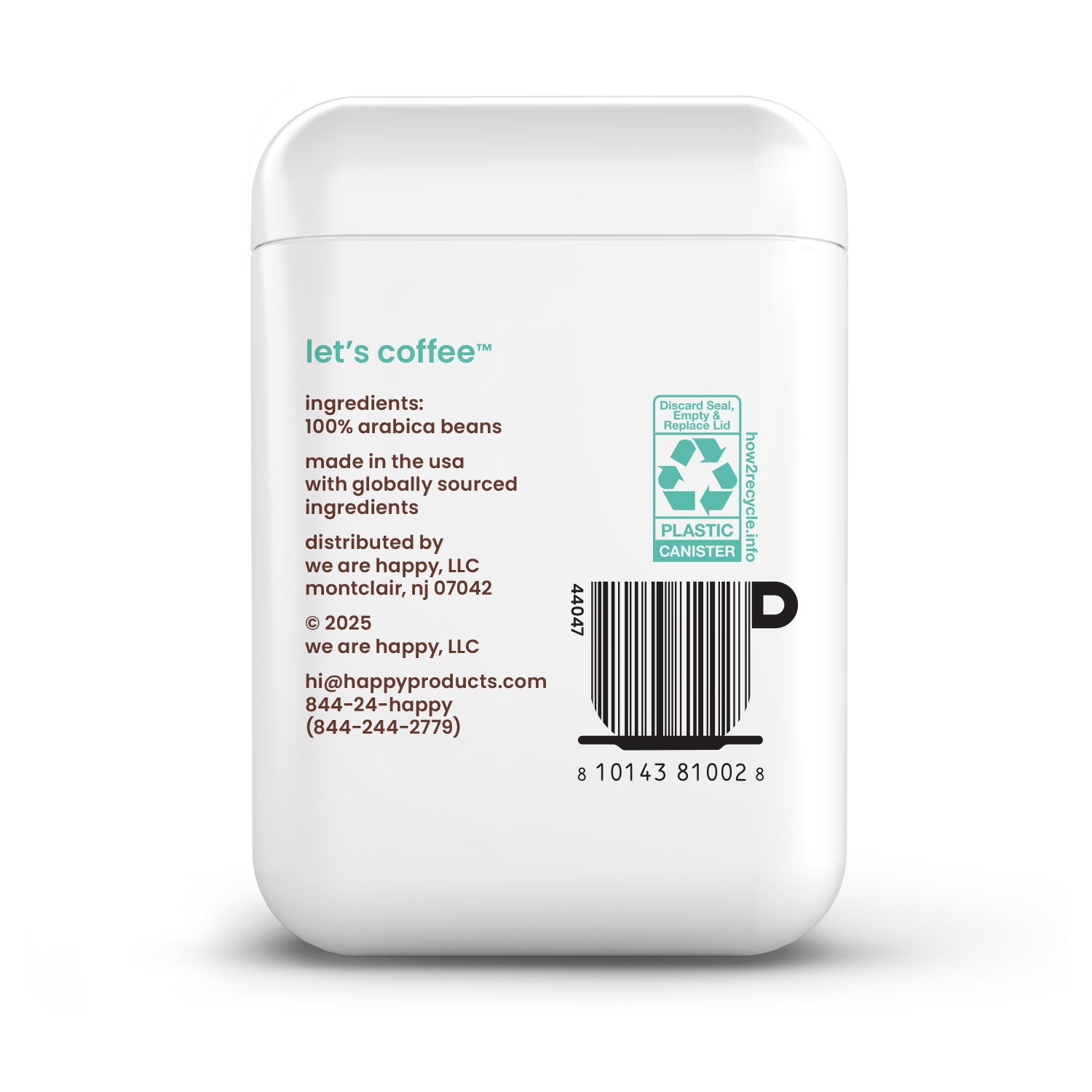 Light Roast back of pack